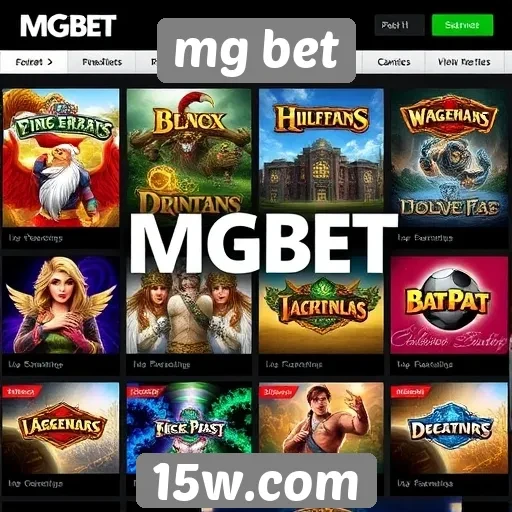 Jogos populares disponíveis na plataforma mg bet