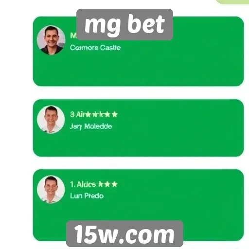 Feedback dos usuários sobre a experiência no mg bet